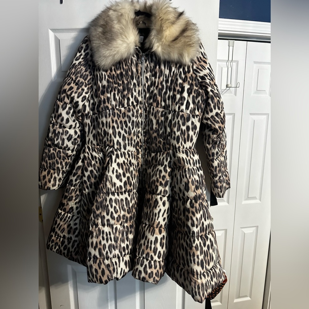VENUS leopard coat XL